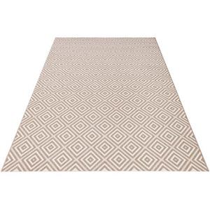 NORTHRUGS Vloerkleed Geruit Geometrisch design, robuust, gemakkelijk in onderhoud, platweefsel