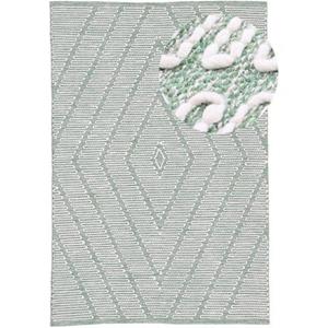 Teppich Kelim Durry, carpetfine, rechteckig, Höhe: 5 mm, Handweb, geometrisch, Hoch-Tief Effekt, handgewebt, reine Baumwolle