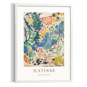 Reinders! Artprint op linnen Matisse - Landscape at Collioure