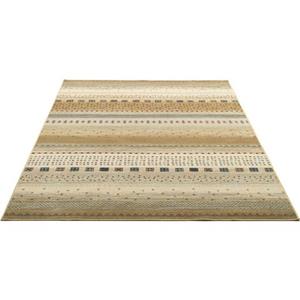 Teppich Cherina GF-132, Gino Falcone, rechteckig, Höhe: 8 mm, Ethno Design, gestreift, leichter Glanz, 100 % Viskose, Wohnzimmer