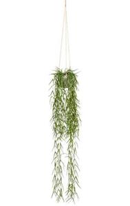 Creativ green Kunstplant Tillandsia aeranthos in een hangende pot in hangpot van kunststof (1 stuk)