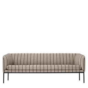 Ferm Living Turn Sofa 3-zits Bank Wolmix - Pasadena/Sand-Black