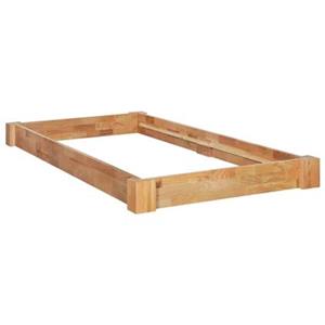 VidaXL Bedframe massief eikenhout 90x200 cm