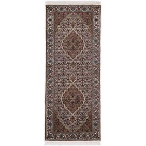 Woven Arts Läufer "Orientteppich Tabriz Mahi", rechteckig, handgeknüpft, Wohnzimmer, reine Wolle für ein warmes Raumklima