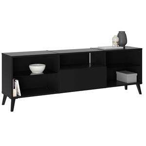 FD Furniture Tv-meubel dark mat zwart