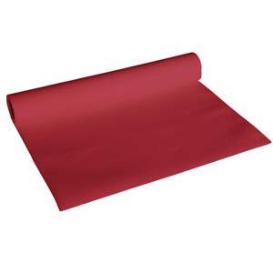 Cosy & Trendy Luxe bordeaux rood kleur tafelloper 4,8 meter -