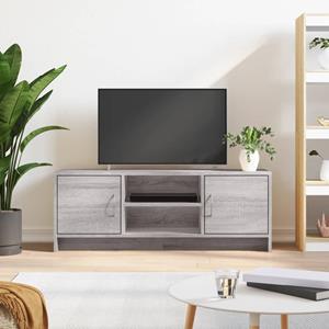 VidaXL Tv-meubel 102x30x37,5 cm bewerkt hout grijs sonoma eikenkleurig