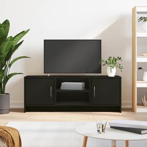 VidaXL Tv-meubel 102x30x37,5 cm bewerkt hout zwart