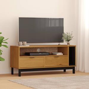 VidaXL TV-meubel FLAM 110x40x50 cm massief grenenhout