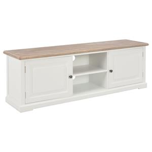 Vidaxl - TV-Schrank Weiß 110x30x40 cm Holzwerkstoff Weiß