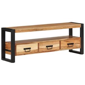 vidaXL TV-Schrank TV-Schrank 120x30x45 cm Massivholz Akazie (1-St)