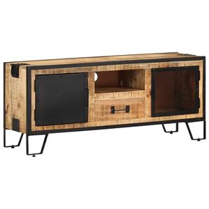 vidaXL TV-Schrank TV-Schrank 110x31x46 cm Raues Mangoholz