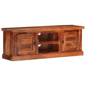 vidaXL TV-Schrank TV-Schrank mit Türen 112x30x40 cm Massivholz Akazie