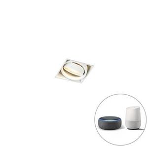 qazqa Smart Einbau Spot weiß trimless inkl. Wifi GU10 - Oneon 1 - Weiß