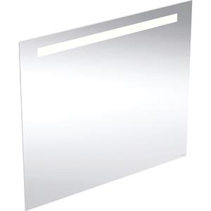 Geberit Option rechthoekige spiegel met verlichting 80x70cm