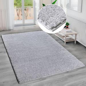 Bruno Banani Hochflor-Teppich "Shaggy Soft", rechteckig, gewebt, Uni Farben, besonders weich und kuschelig