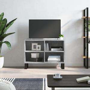 VidaXL Tv-meubel 69,5x30x50 cm bewerkt hout betongrijs