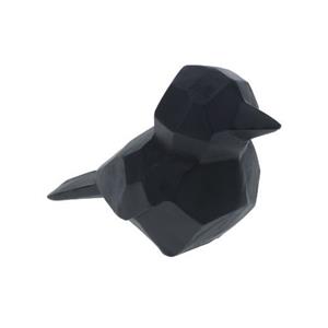 Xenos Vogel - zwart - 19x9x11.5 cm