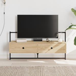 VidaXL Tv-meubel wandgemonteerd 100,5x30x51 cm hout sonoma eikenkleur
