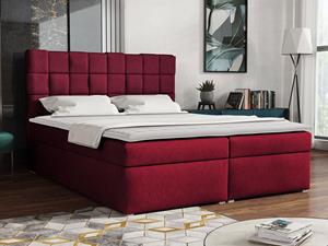 Mobistoxx Boxspring MALMEDY 160x200 cm rood