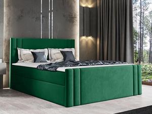 Mobistoxx Boxspring CARMELO 160x200 cm groen