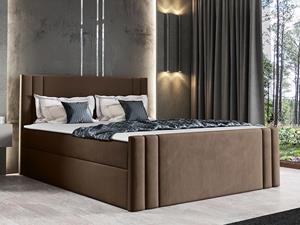 Mobistoxx Boxspring CARMELO 180x200 cm bruin