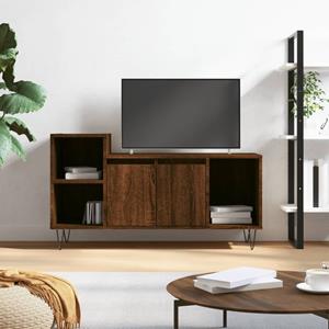 VidaXL Tv-meubel 100x35x55 cm bewerkt hout bruineikenkleurig