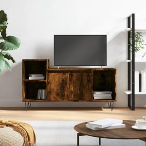 VidaXL Tv-meubel 100x35x55 cm bewerkt hout gerookt eikenkleurig