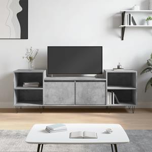 VidaXL Tv-meubel 160x35x55 cm bewerkt hout betongrijs