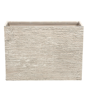 BELIANI Bloempot beige 29x70x50 cm EDESSA