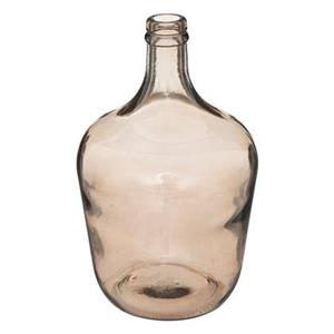 Atmosphera - Vase Dame jeanne recyceltes Glas - H30 cm Grau