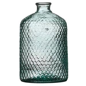Urban Living Natural Living Vaas Scubs Bottle - geschubt glas - D18xH31cm