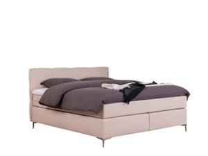 TotaalBED Boxspring Pisa vita 90x200 1-persoons