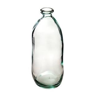 ATMOSPHERA fles vaas - helder transparant - glas - H51 x D23 cm