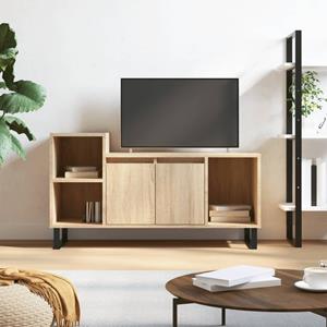 VidaXL Tv-meubel 100x35x55 cm bewerkt hout sonoma eikenkleurig