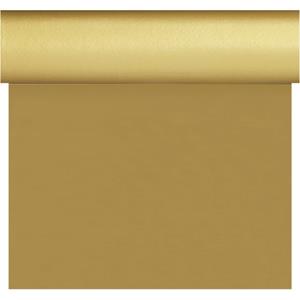 Kerst thema tafelloper/placemats goud unikleur x 480 cm -
