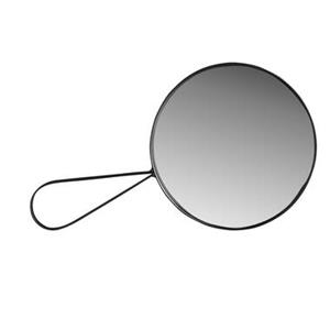 Leen Bakker Spiegel Bilbao - zwart - 25x14 cm