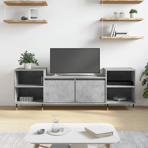 VidaXL Tv-meubel 160x35x55 cm bewerkt hout betongrijs
