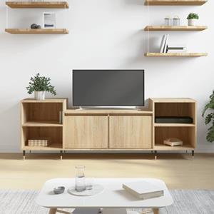VidaXL Tv-meubel 160x35x55 cm bewerkt hout sonoma eikenkleurig