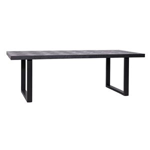 Richmond Interiors Richmond Eettafel Blax 230 x 100cm, Zwart Eikenhout - zwart