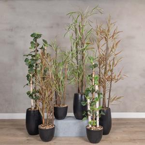 Decoratietakken Kunstplant Eucalyptus - Groen - 160cm(excl.pot)