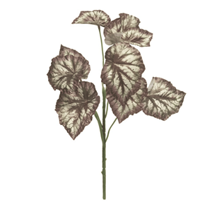 Decoratietakken Bladbegonia - Rood/Groen - 45cm