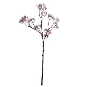 Decoratietakken Bloemenbesjes - Violet/Wit - 45cm