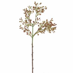 Decoratietakken Besjestak wilde roos– Rood/Groen – 55cm