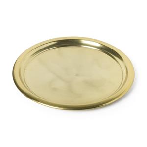 Xenos Dienblad goud - aluminium - ø38 cm