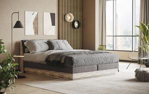 Home affaire Boxspring Naome Boxspring bed, inclusief matrastopper