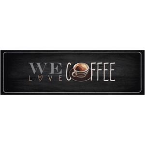 Küchenläufer We love Coffee, HANSE Home, rechteckig, Höhe: 5 mm, Läufer, Rutschfest, Küchenteppich, Küche, Teppich, Pflegeleicht
