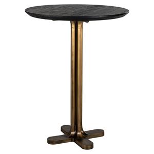 Richmond Interiors Richmond Ronde Eettafel Revelin Mangohout, 80cm - Bruin