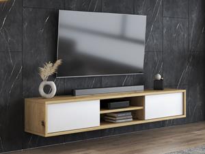 Mobistoxx Tv-meubel FRUNDA 2 klapdeuren artisan eik/wit