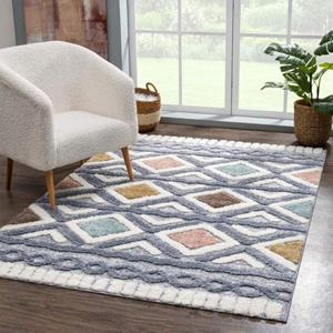 Carpet City Hochflor-Teppich "Focus 3382, Boho-Style", rechteckig